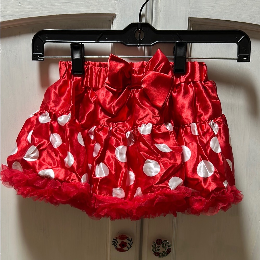 Disney Red Polka Dot Skirt for Kids